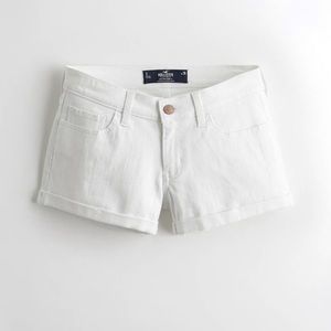 Hollister low rise shorts size 5